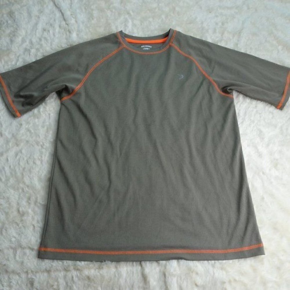 Reel Legends Fishing Saltwater Tan Shirt Size Small